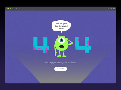 404 Page 404 404 error 404 page animation dailyui dailyuichallenge error illustraion ui uidesign
