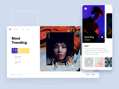 Find an Artist - Web UX / UI design animation art artist colour concept design interaction motion motion design theme trend ui uidesign uiux ux uxdesign uxui web website website design