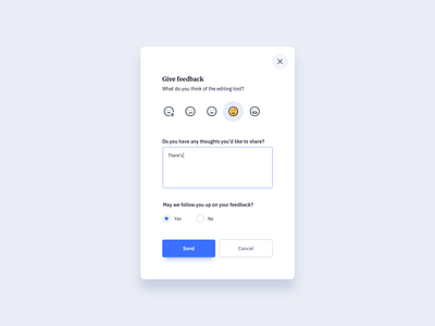 Feedback Modal UI Design design feedback feedback card feedback design feedback ui feedback ui design ildiesign modal modal ui modal ui design ui design daily