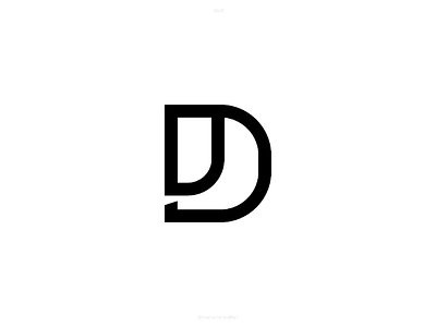 04 D abstract branding flat icon illustration letters logo typography ui vector