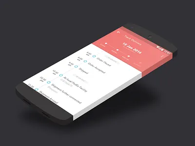 Order Tracking android best design studio in india branding agency branding design branding identity design design agency design studio hogoco human interaction design ios mobile app motion design user experience user interface