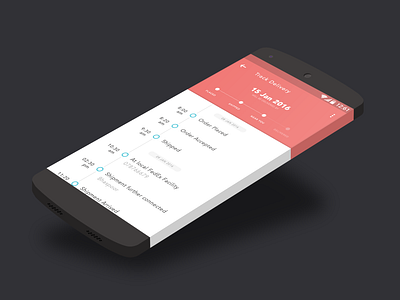 Order Tracking android best design studio in india branding agency branding design branding identity design design agency design studio hogoco human interaction design ios mobile app motion design user experience user interface