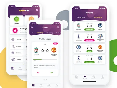 Sport App Design app design mockups mockups design sport app design sports design ui design wireframes wireframes design