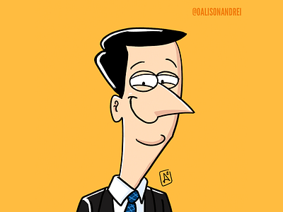 Carell - Michael Scott caricature cartoon cartoon character cartooning character character design design art illustration michael scott steve carell the office