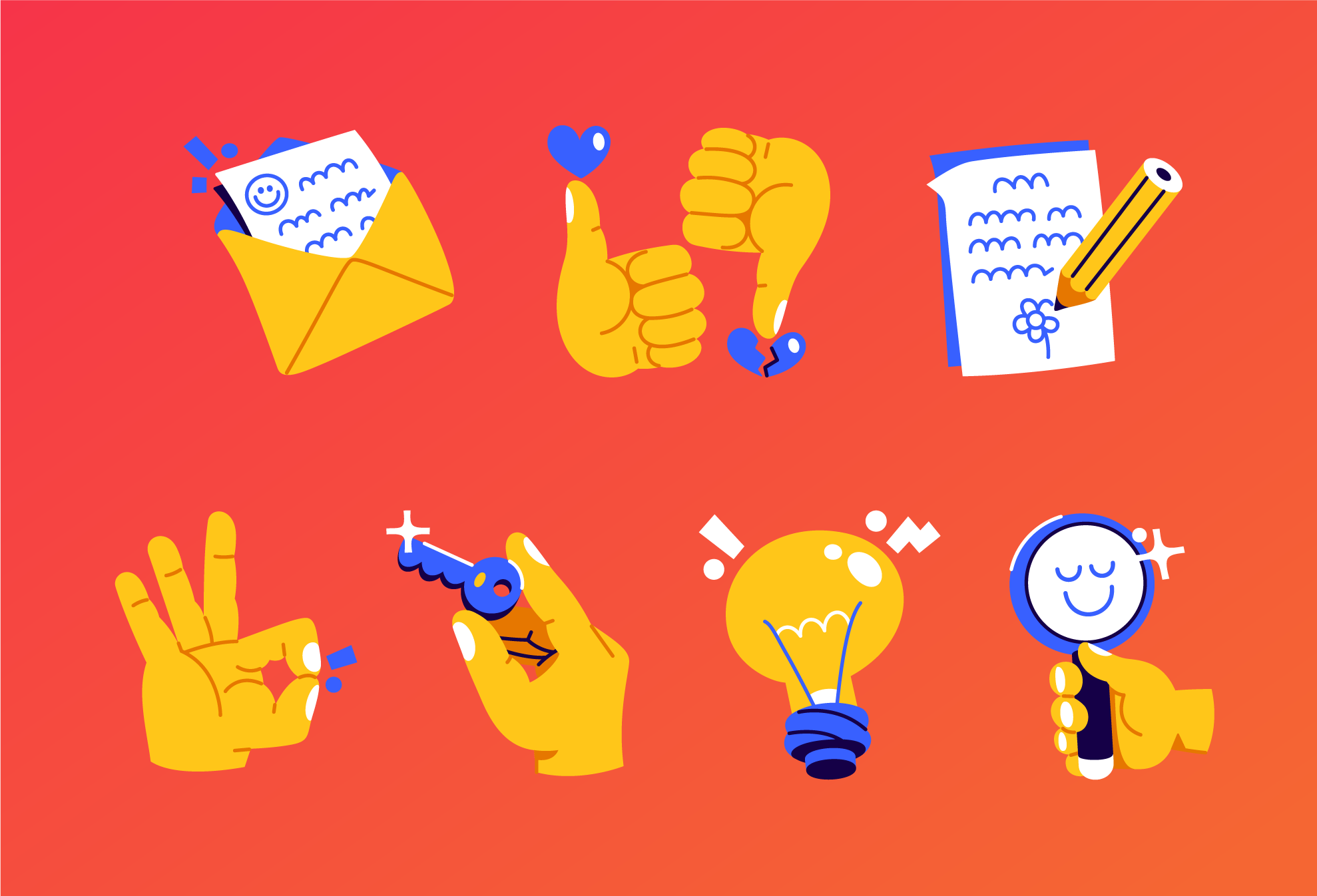 Example of Iconography/Spot Illustrations