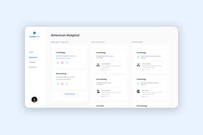 Application Approve Panel @design design hospital hospitality ui uiux web webapp
