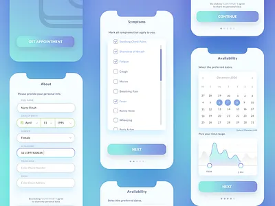 Doctor Appointment Medical App app design doctor app doctor appointment medical medical app medical care medical design medicine app pulmologist app ui ux