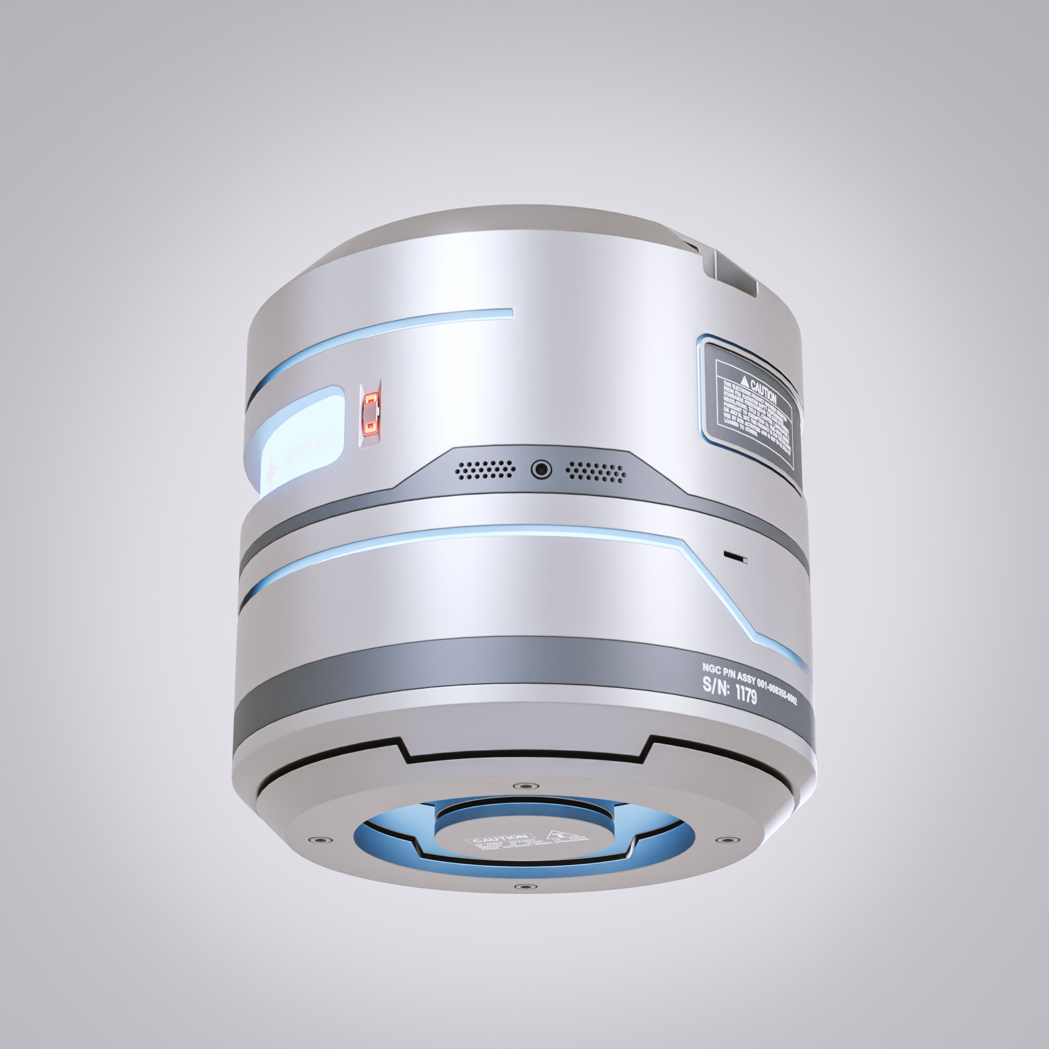 Mech cylinder 1 3d blender blender3d cycles cylinder decals hardsurface hardware mecha metalic metallic render