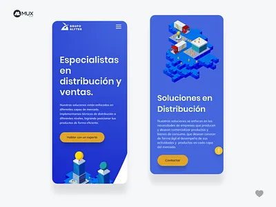Corporative Web Design for alyter. minimal ui uidesign ux uxdesign webdesign