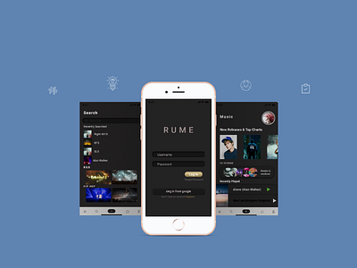 Music App ui ux uiux uiuxdesign