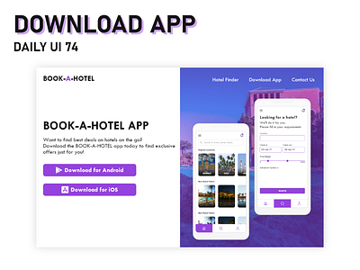 Download App daily ui 74 download app