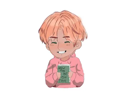 A little chibi named Chris anime cartoon illustration illustrator person