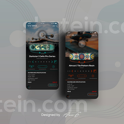 skateit Mobile App Design mobile app mobileapp ux ux design uxui
