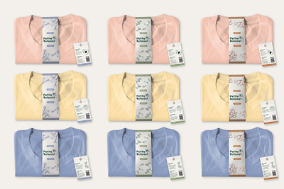 Organic Children's Clothing Packaging and Branding branding design eco friendly illustration logo package designer packaging packagingdesign