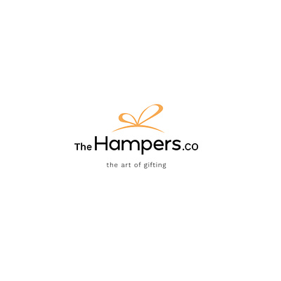 The Hampers co brand brand mark branding design gift box icon identity logo minimalist vector