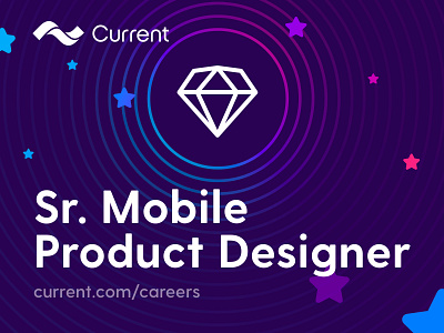 We're Hiring a Senior Mobile Product Designer! app bank bank account banking card current debit finance fintech mobile product design