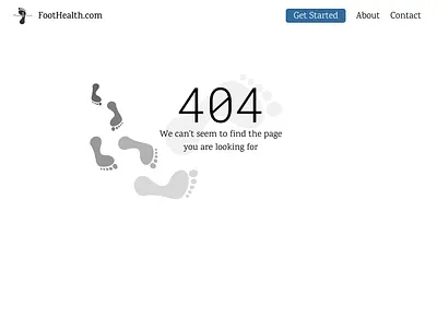 404 Page - Daily UI 08