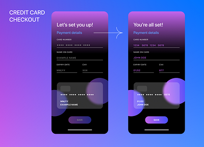 Creditcard checkout 2021 app cards ui cardui creditcard creditcardcheckout dailyui dailyui002 design digital form mobile mobile app mobile ui payment payment form payment method ui uidesign uxui