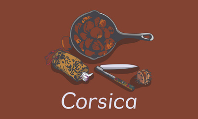 corsica design graphic design illustration