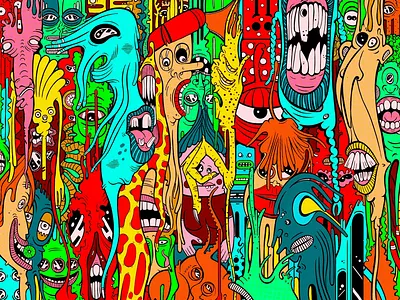 TheBunch art character design illustration pattern