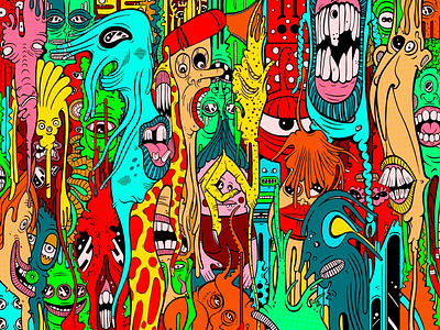 TheBunch art character design illustration pattern