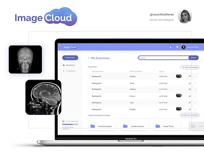 Image Cloud - DICOM images in your browser app branding creative design digital illustration ui ux web website