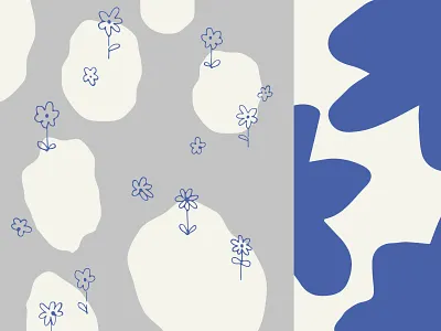 Flower Pattern abstract cutouts doodles drawing floral flower flowers illustration motif pattern pattern design