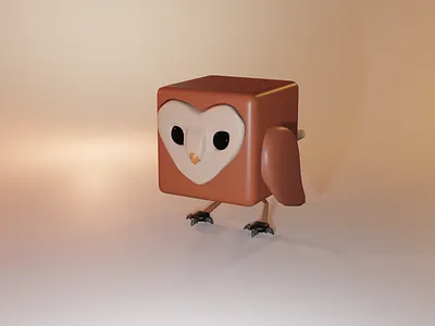 Owl animation bird bird illustration blender design