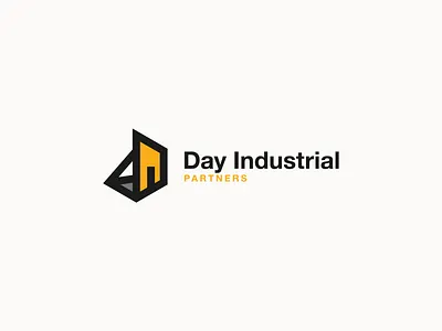 Day Industrial Parnters Logo branding construction design development logo vector