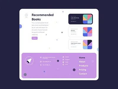 Read With Peace Of Mind 01 - Dark Mode 3d 3d art 3d illustration adobe blender clean colors design handz illustration landing page design madebyjibrily reading reading app reading list render ui uidesign ux webdesign