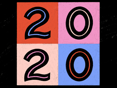 2020 -> 2021 2020 2020 trend 2021 animation gif gif animation hand lettering illustration lettering new year type typography