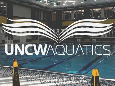UNCW Student Recreation Center Aquatics Facility Logo logo