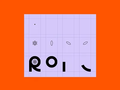 Reactor decomposed branding design icon logo logodesign minimal simple symbol typography vector