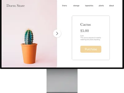 012, Daily UI cactus college dailyui minimal uiux