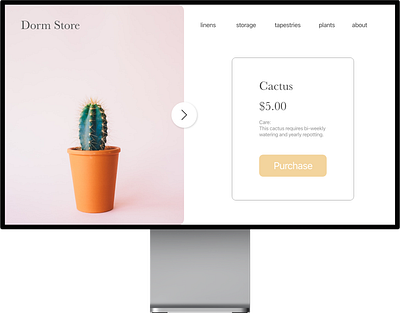 012, Daily UI cactus college dailyui minimal uiux