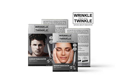 Wrinkle BOX Design beauty product box box design branding cream box design illustrator illutrator logo design package package design vector wrinkle