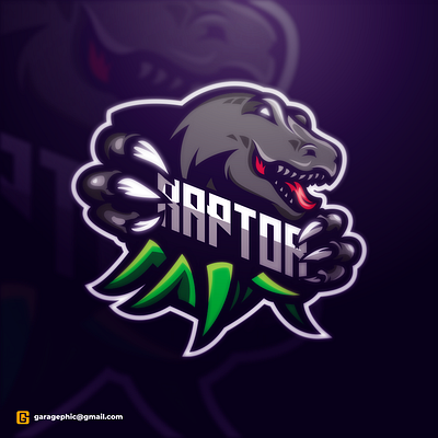 Raptor animation branding character characterdesign design esport illustration logodesigners mascot vector