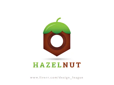 HazelNut logo artwork branding brandingdesign brandinglogo clean conceptual design creative agency creative design design fresh design icon illustration logo logodesign minimal minimalist minimalist logo minimalistic trendy vector