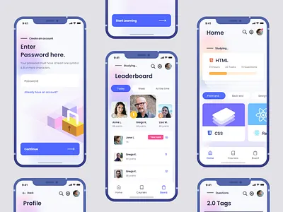 Online courses Edutech interaction design interaction design mobile app design uiux uiux design
