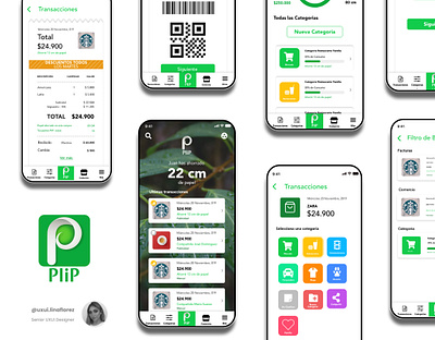 PliP - App Design app creative design digital ui ux web website