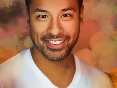 Oil painting,smudge painting avatar avatar art cartoon character cartoon portrait design illustration oil art oil painting painting portrait smudge painting vector vector illustration