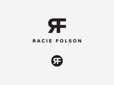 RF design elegant graphic design graphic design logo logo logo design monogram design racie folson rf rf logo rf monogram simple typography vector