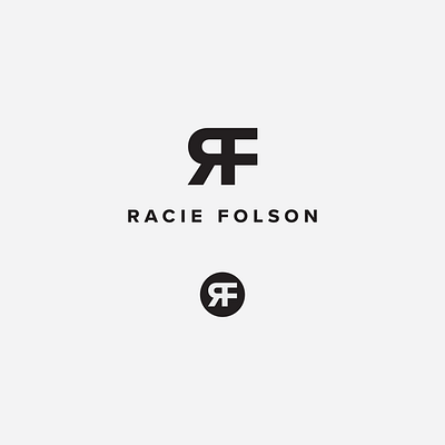 RF design elegant graphic design graphic design logo logo logo design monogram design racie folson rf rf logo rf monogram simple typography vector