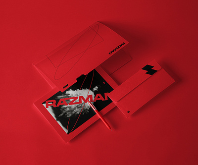 Razman - Brand Identity art black brand identity branding brands brutal design identity logo minimalistic red style