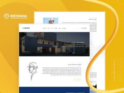 Construction Company UI/UX Website Design construction website ui ui ux ui design uiuxdesign uiwebsite ux web design website