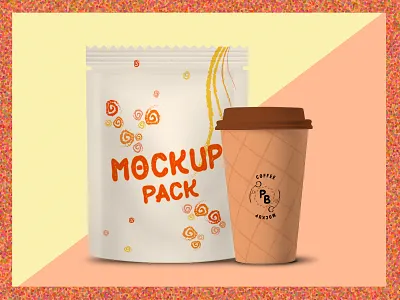Mockup Design for Food Packaging