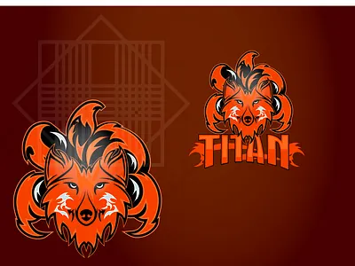 Titan design illustration logo vector