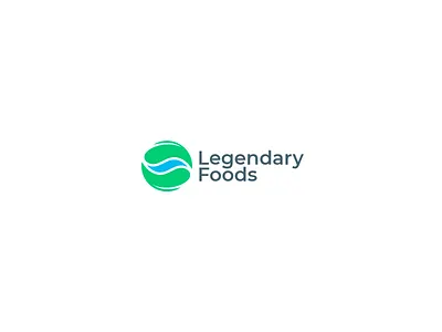 Legendary foods logo branding design foods icon life logo minimal