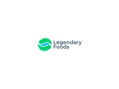 Legendary foods logo branding design foods icon life logo minimal