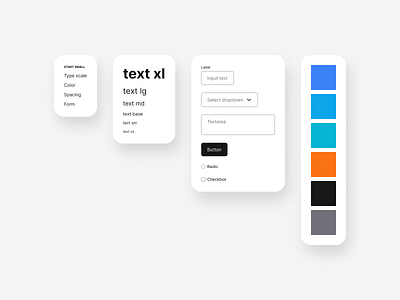 Create a Design System with Auto Layout in Figma (4/4) clean concept design design system figma minimal simple typography ui web design website